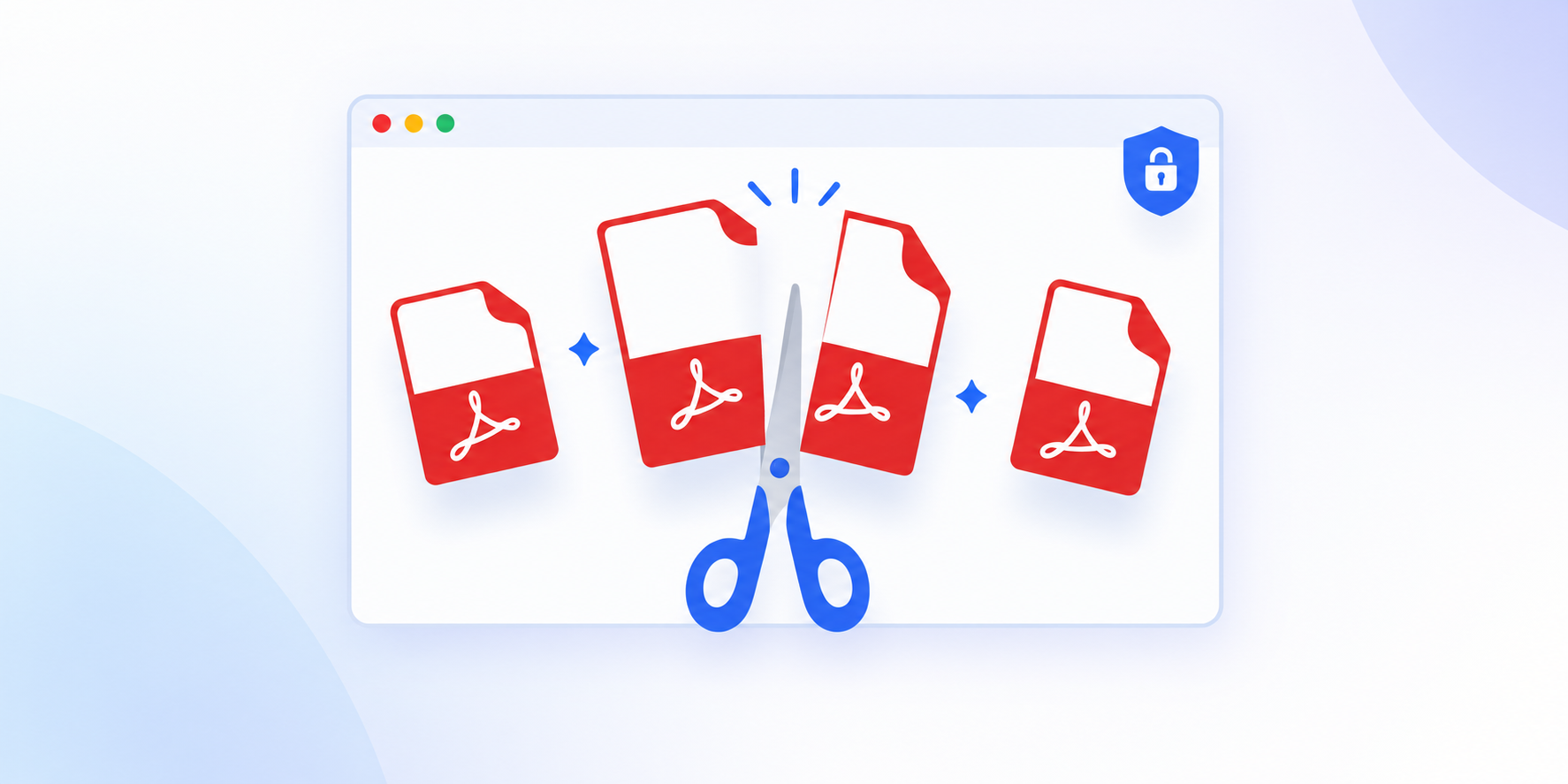 Split PDF without uploading